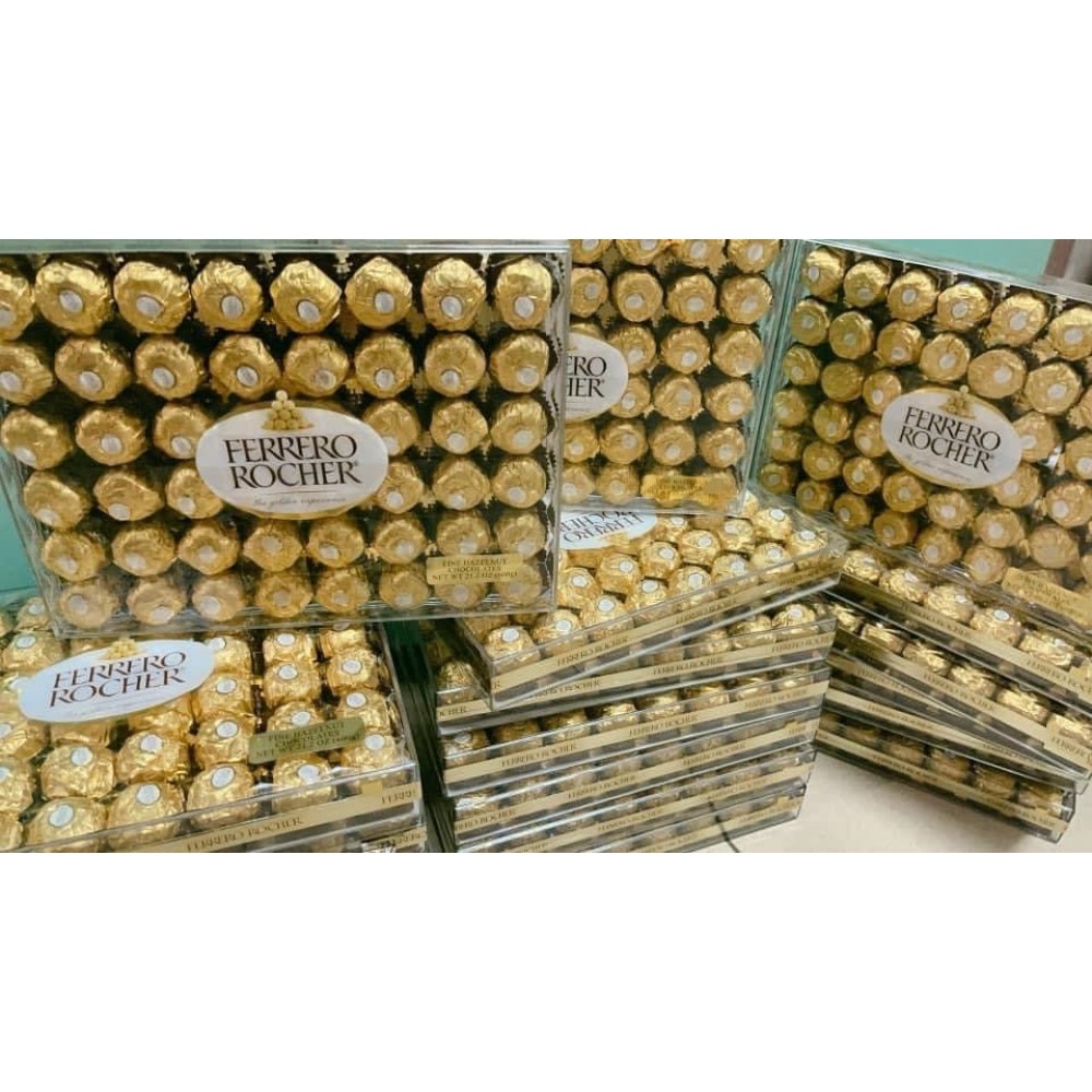 Ferrero Rocher Fine Hazelnut Chocolates 48 Pieces Gift Box
