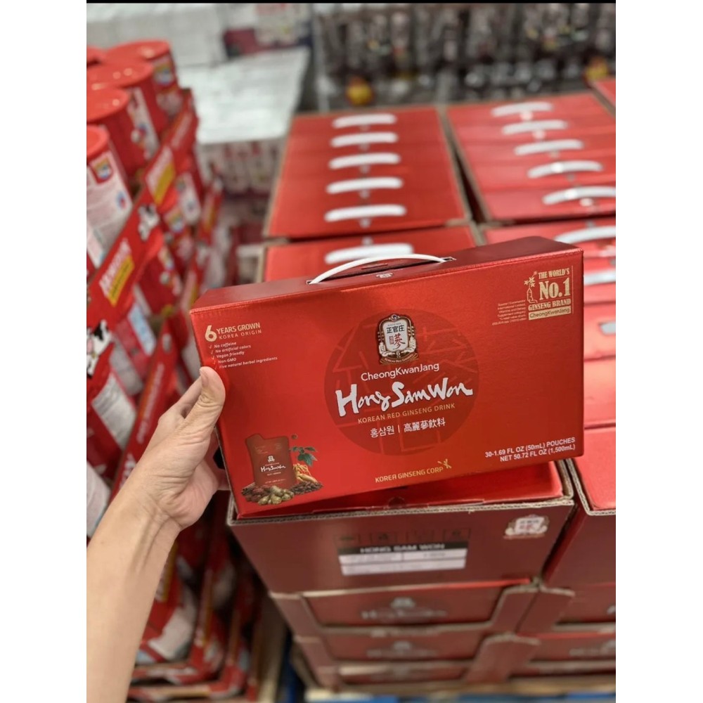 Hong Sam Won Korean Red Ginseng - 30 Pouches Pack